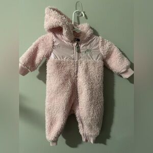 Nike Pink Fleece Kids One Piece size 3M